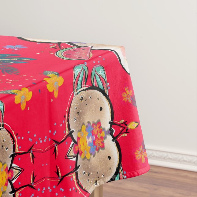 Nappe Red Tropical Snowman (In Situ)