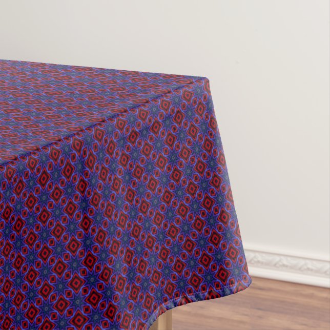 Nappe Red With Blue Stars (In Situ)