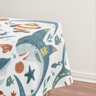 Nappe Requins modernes Motifs sans couture Enfants d'ann
