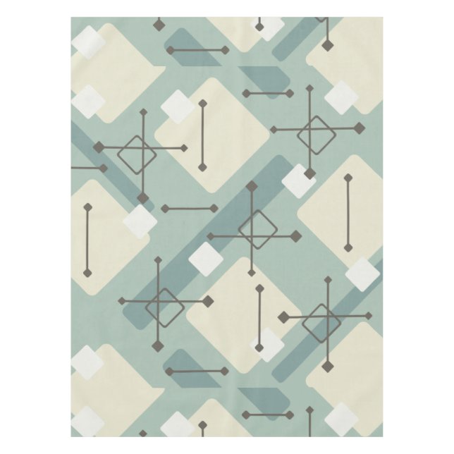 Nappe Retro 1950 Art Diamonds Sage Green (Devant)
