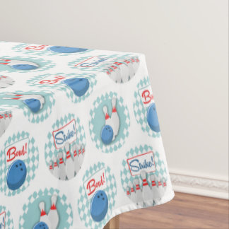 Nappe Retro Bowling Motif Pins de balle