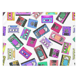 Nappe Rétro enregistreurs à cassettes modelés des ann