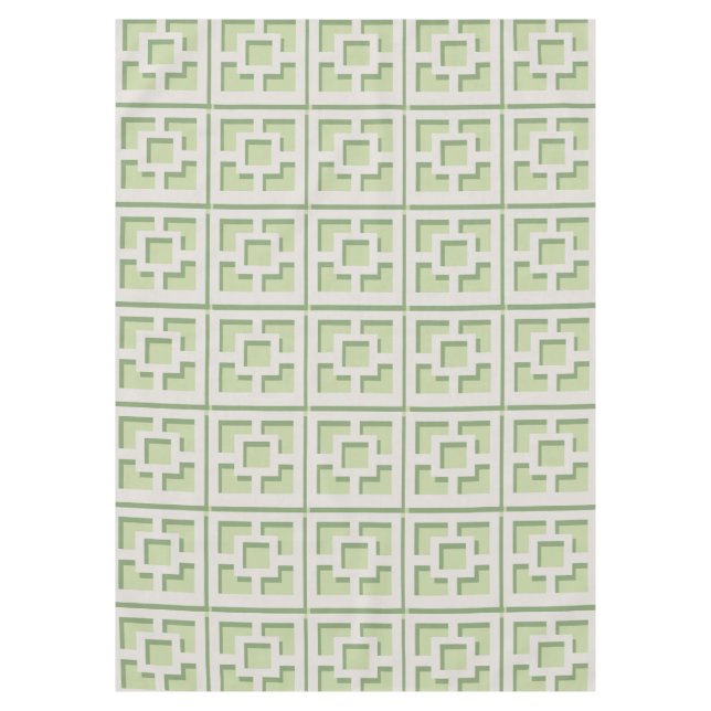 Nappe Retro Green Trellis (Devant)