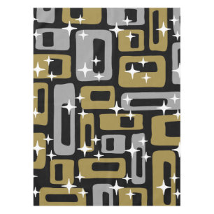 Nappe Retro Mid-Century Moderne Abstrait
