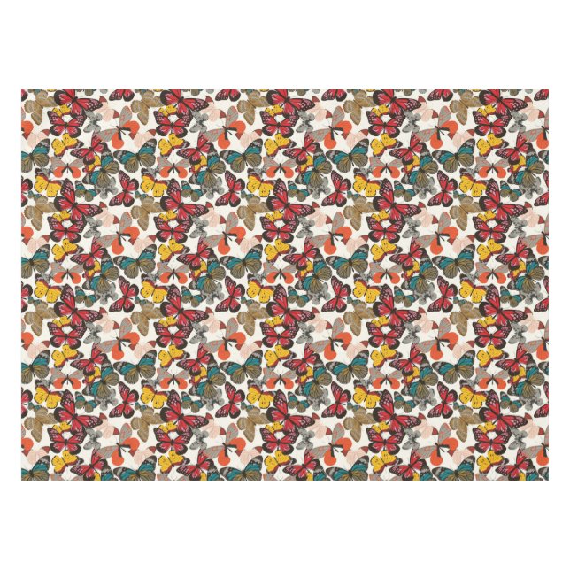 Nappe Rétro motif floral 2 (Devant (Horizontal))