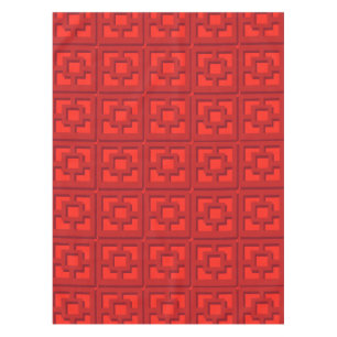 Nappe rétro rouge Trellis