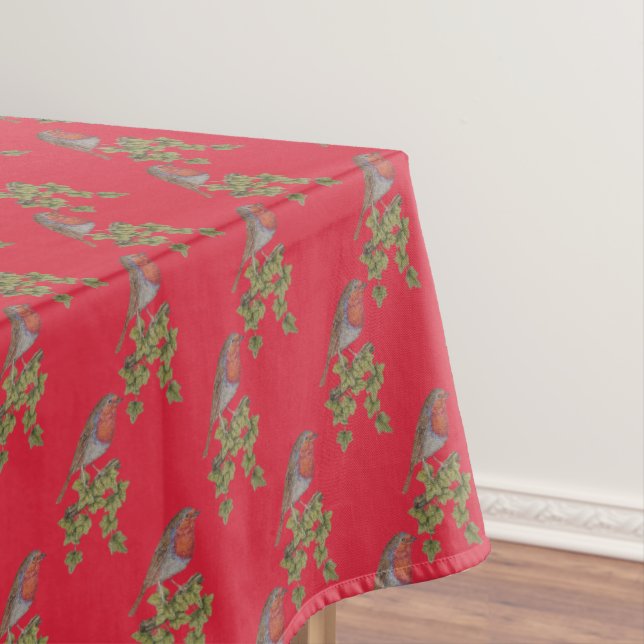 Nappe robin et lierre sauvages saisonniers pour noël (In Situ)