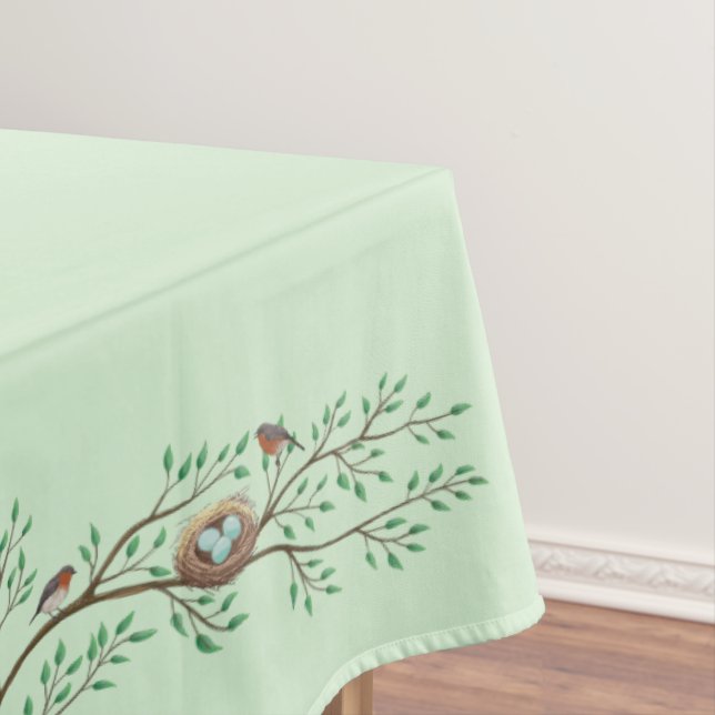 Nappe Robin Oiseaux Nid Oeufs Baby shower de printemps (In Situ)