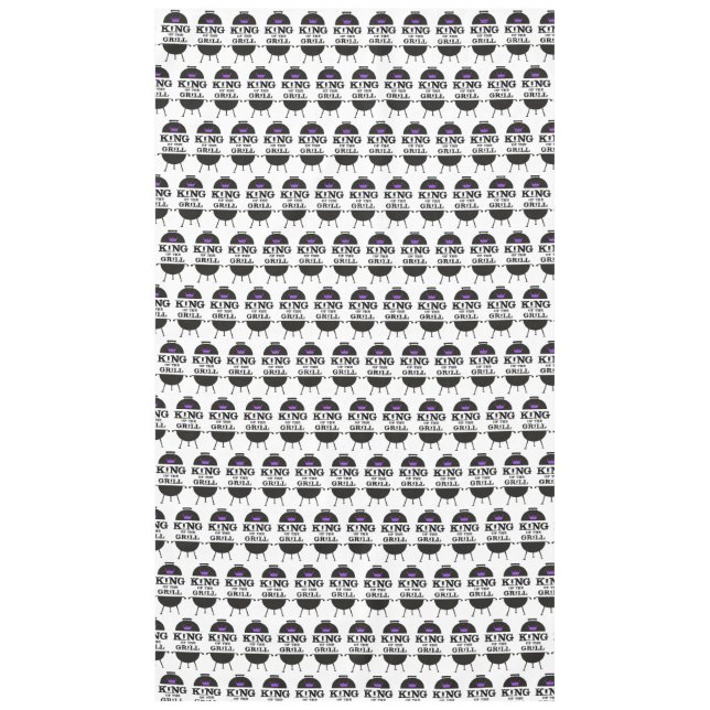 Nappe Roi Du Grill, Couronne Violette Noire (Devant)