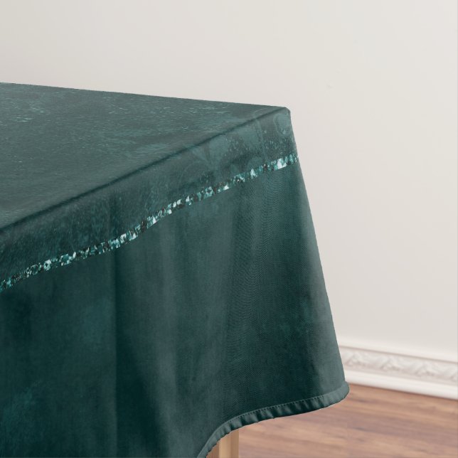 Nappe Romance Turquoise de minuit | Dark Satiny Grunge D (In Situ)