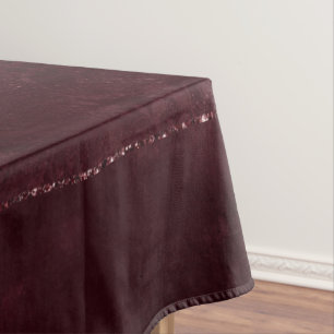 Nappe Romance Vin De Minuit   Dark Satiny Grunge Damask
