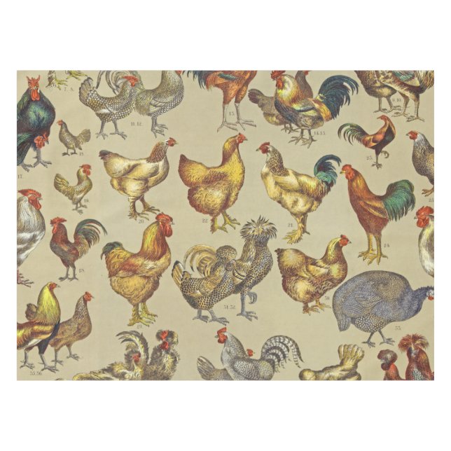 Nappe Rooster Poulet de la ferme Pays Animal (Devant (Horizontal))