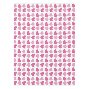 Nappe rose chic minable de coeurs