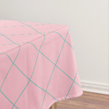 rose & turquoise, jolie, treillis coton motif