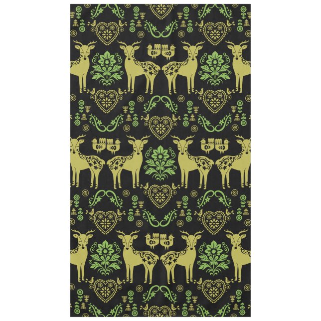 Nappe Rosemaling Norwegian Folk Art (Devant)