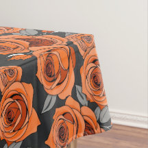 Roses Orange Rouillé Chaud