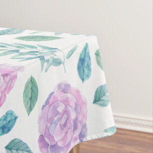 Nappe Roses pourpres doux