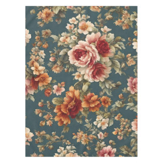 Nappe Roses romantiques et belles fleurs
