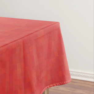 Nappe Rouge minimaliste abstrait motif moderne élégant
