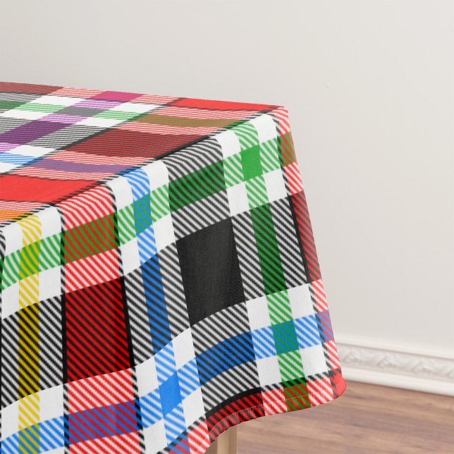 Nappe Rouge Noir Multicolore Flannel Plaid Tartan Design (Créateur téléchargé)