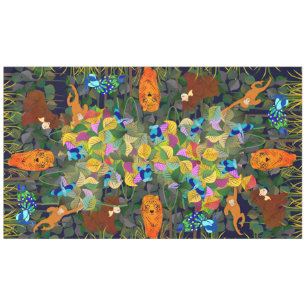 Nappe Roulon indien de singe de la Jungle Tigre Soleil O
