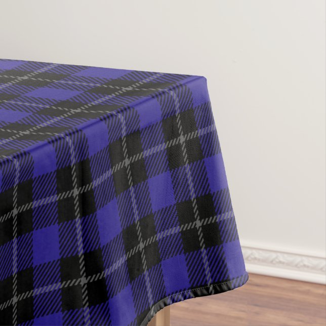 Nappe Royal Blue Black Plaid (In Situ)