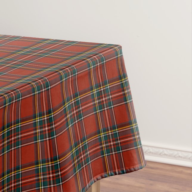 Nappe Royal Stewart Tartan Tablecloth (In Situ)