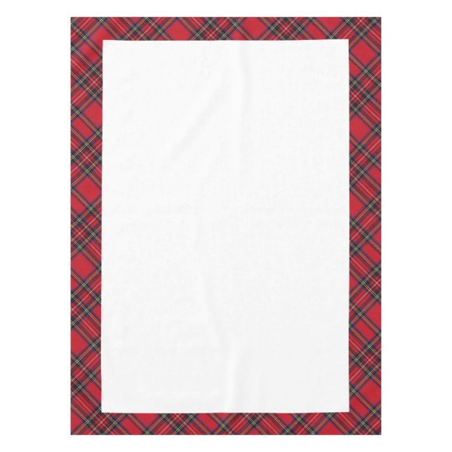 Nappe royale d'équilibre de plaid de tartan de (Devant)