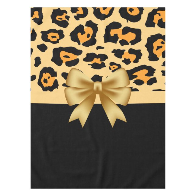Nappe Ruban et Empreinte de léopard (Devant)