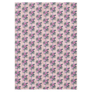 Nappe Rubans vintages de Lavande de Roses Roses Rose Fad