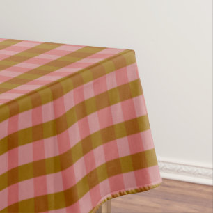 Nappe Rustique Automne Plaid Motif géométrique  