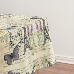 Nappe rustique français scripts de pays paris eiffel tow