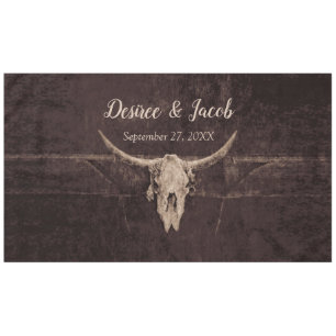 Nappe Rustique Taureau Pays Ouest Mariage Texture