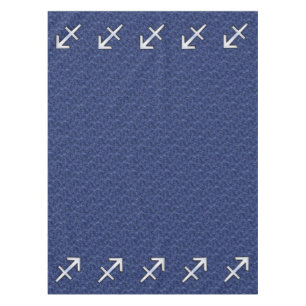 Nappe Sagittarius Zodiac Sign on Navy Camouflage numériq