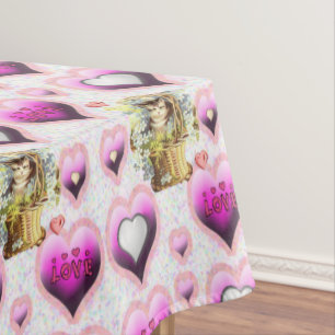 Nappe Saint Valentin Chat Vintage