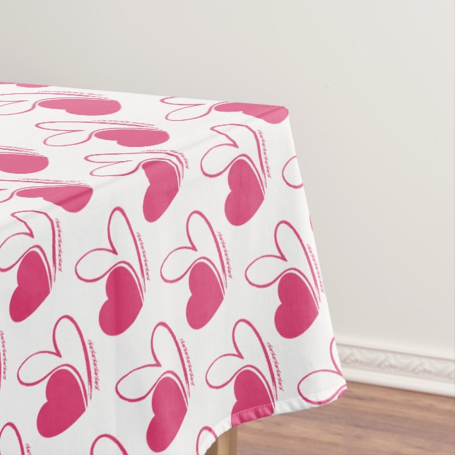 Nappe Saint-Valentin Coeurs Tordus (In Situ)