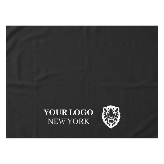 Nappe Salon de commerce Black Table Couverture Business  (Devant (Horizontal))