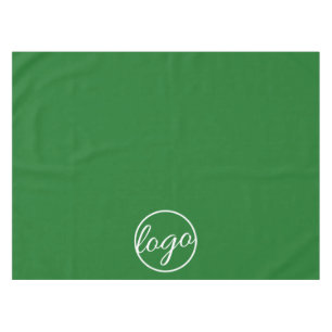Nappe Salon sur mesure Logo d'entreprise Kelly Green