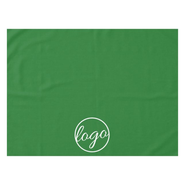Nappe Salon sur mesure Logo d'entreprise Kelly Green (Devant (Horizontal))