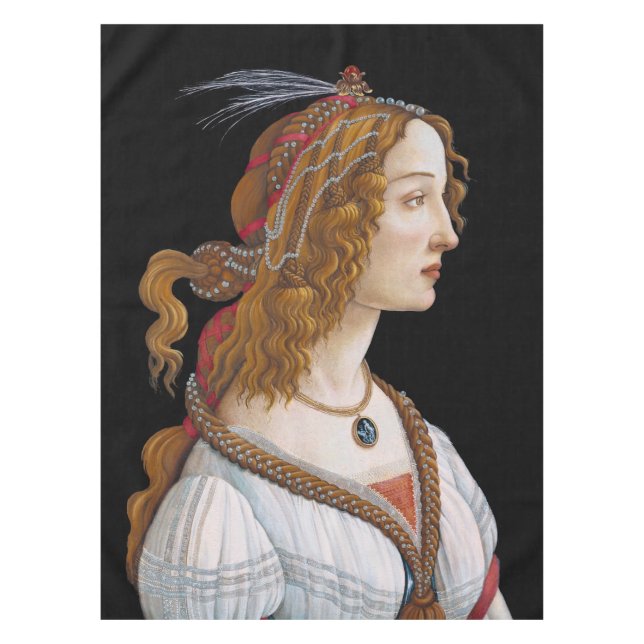 Nappe Sandro Botticelli - Portrait de Simonetta Vespucci (Devant)