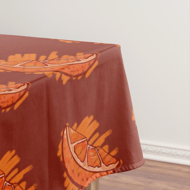 Nappe Sang Motif de fruits orange (In Situ)