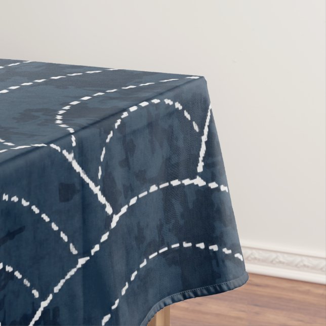 Nappe Sashiko bleu (In Situ)