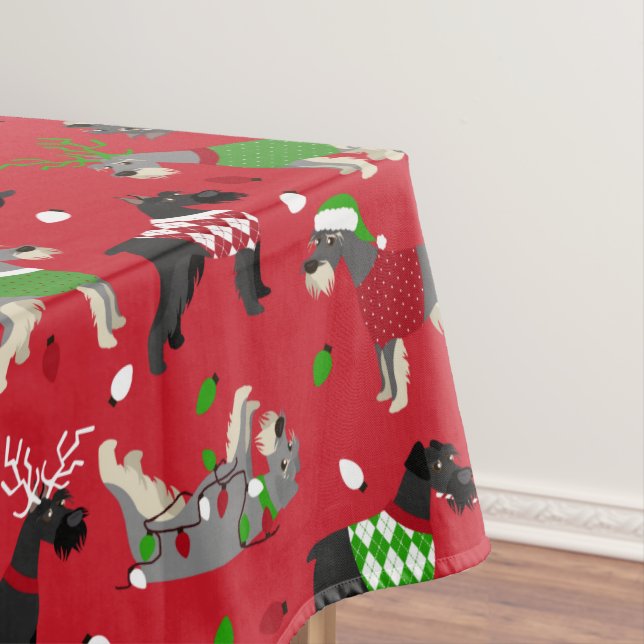 Nappe Schnauzer de Noël (In Situ)