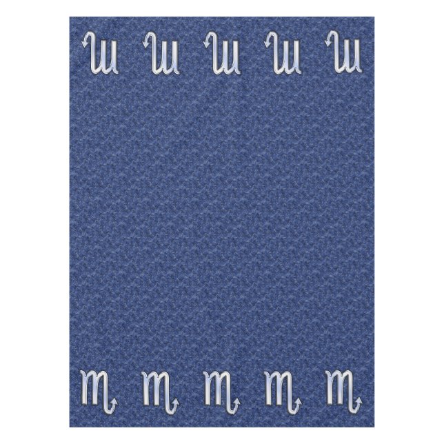 Nappe Scorpio Zodiac Sign on Navy Blue Camo (Devant)