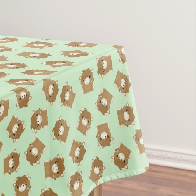 Nappe Scottish Highland Coo Cow fête d'anniversaire (In Situ)