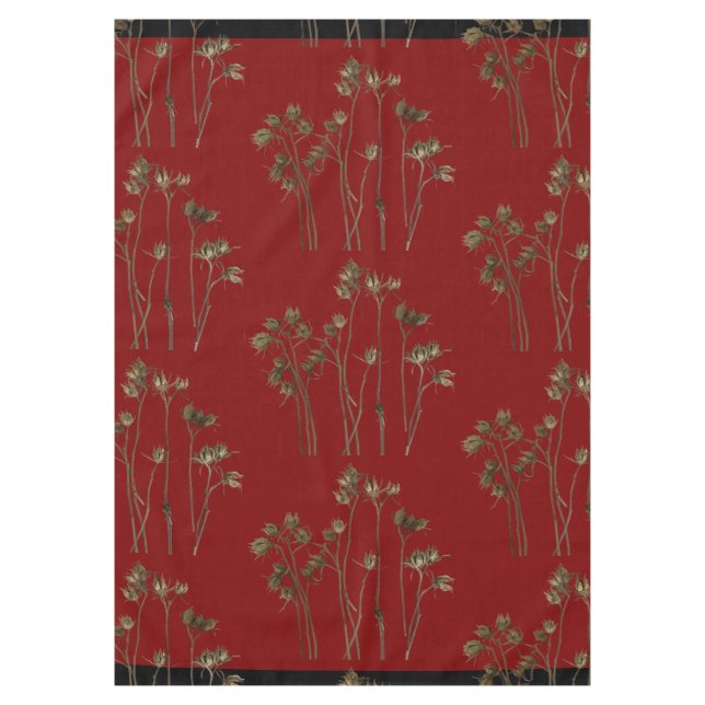 Nappe Seed Pods on a Tablecloth (Devant)