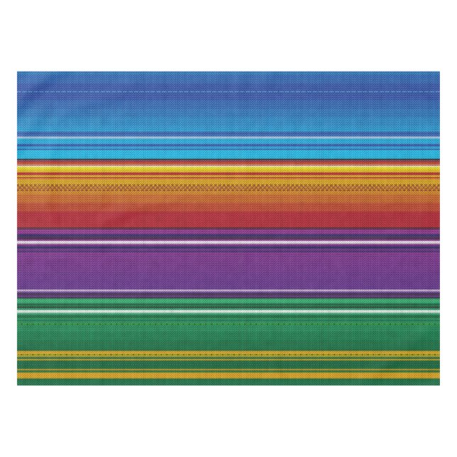 Nappe Serape mexicain #3 (Devant (Horizontal))