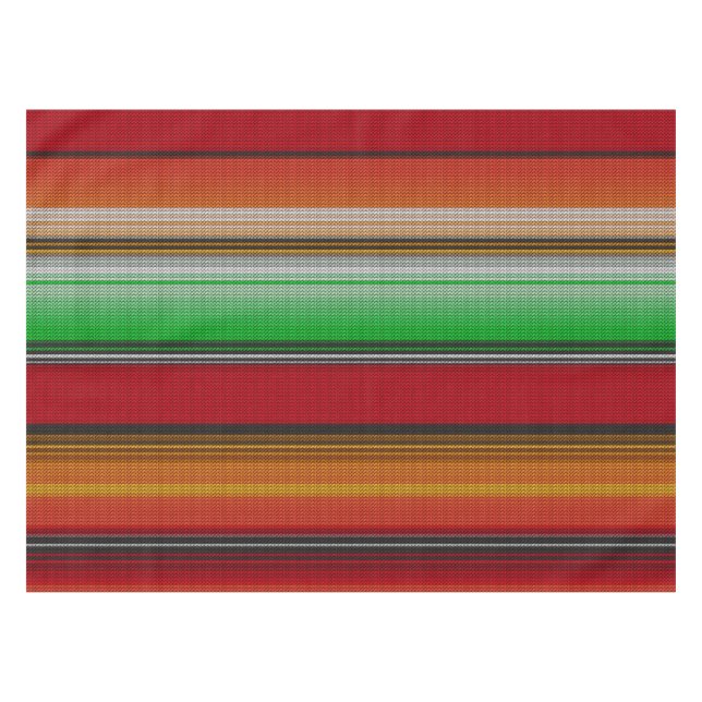 Nappe Serape mexicaine #6 (Devant (Horizontal))