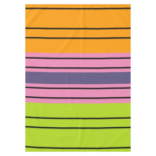 Nappe SEULEMENT COULEUR motif orange vert + votre backgr (Devant)