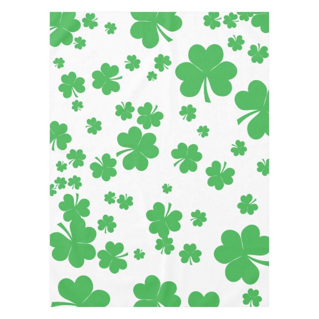 Nappe Shamrock de trèfle, partie du jour de St Patrick, (Devant)
